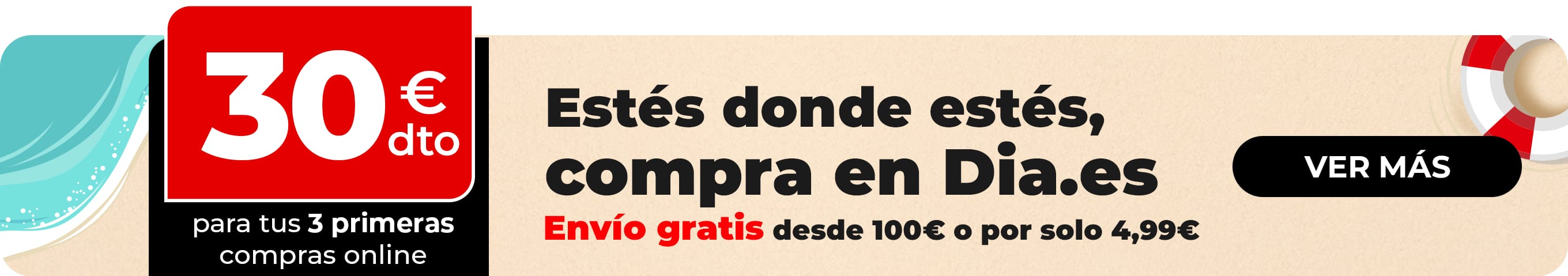 Ahorra hasta 30€ en tus primeras compras online