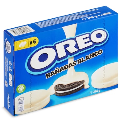 Galletas Oreo bañadas en chocolate blanco 246 g-0 Galletas Oreo bañadas en chocolate blanco 246 g-0