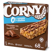 Barritas de cereales con chocolate con leche Corny 120 g