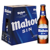 Cerveza sin alcohol Mahou pack 6 x 25 cl