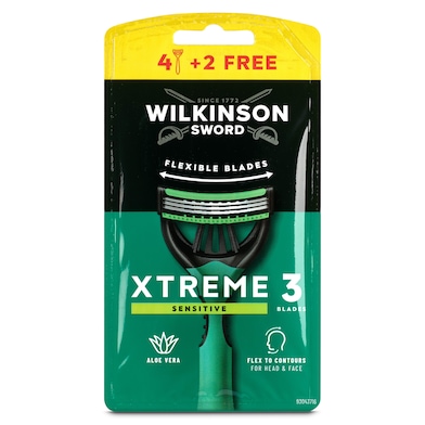Maquinilla de afeitar Xtreme 3 sensitive Wilkinson 6 unidades-0