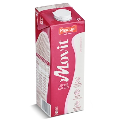Leche desnatada calcio Pascual Movit 1 L-0 Leche desnatada calcio Pascual Movit 1 L-0