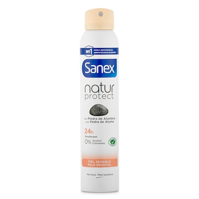 Desodorante natur protect pieles sensibles Sanex 200 ml-0 Desodorante natur protect pieles sensibles Sanex 200 ml-0