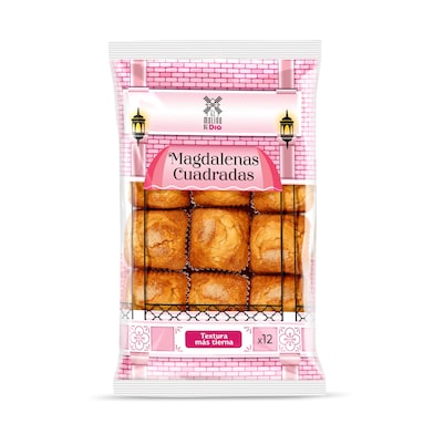 Magdalenas cuadradas El Molino de Dia 350 g-0 Magdalenas cuadradas El Molino de Dia 350 g-0