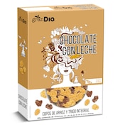 Cereales copos de arroz y trigo integral con chocolate Gran Dia 300 g