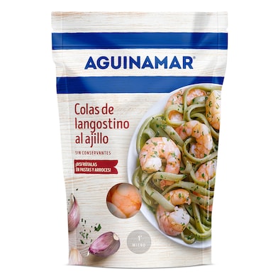 Colas de langostino al ajillo Aguinamar 105 g-0 Colas de langostino al ajillo Aguinamar 105 g-0
