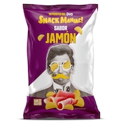 Patatas fritas onduladas sabor jamón Dia Snack Maniac 170 g