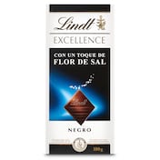 Chocolate negro con un toque de flor de sal Lindt Excellence 100 g