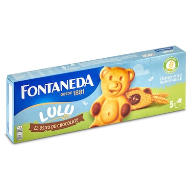Bizcocho ositos lulú rellenos de chocolate Fontaneda 150 g-0