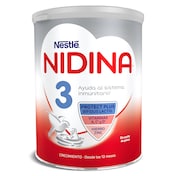 Leche infantil en polvo crecimiento +12 meses Nidina 800 g