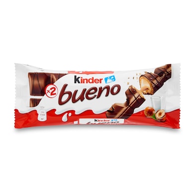 Barritas de chocolate con leche y avellanas Kinder 3 x 43 g-0