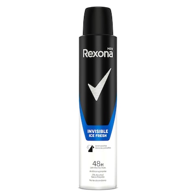 Desodorante invisible ice fresh Rexona men 200 ml-0