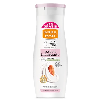 Loción corporal hidratante piel normal/seca Natural Honey 330 ml-0