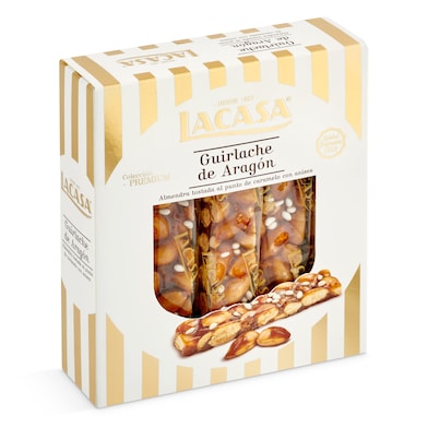 Turrón de guirlache de Aragón Lacasa 240 g-0