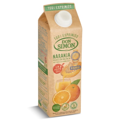 Zumo de naranja sin pulpa Don Simón 1 L-0 Zumo de naranja sin pulpa Don Simón 1 L-0