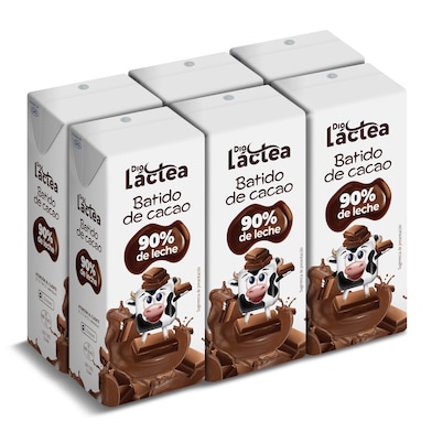 Batido de cacao 90% leche Dia Láctea 6 x 200 ml-0 Batido de cacao 90% leche Dia Láctea 6 x 200 ml-0