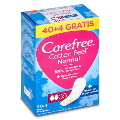 Protegeslip cotton feel Carefree 44 unidades-0 Protegeslip cotton feel Carefree 44 unidades-0