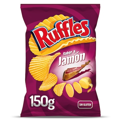 Ruffles jamón 150 g-0 Ruffles jamón 150 g-0