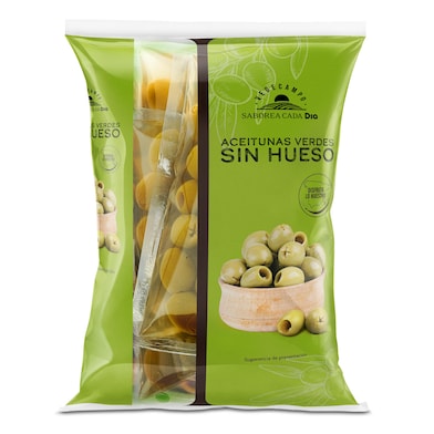Aceitunas verdes sin hueso Dia Vegecampo 3 x 75 g-0