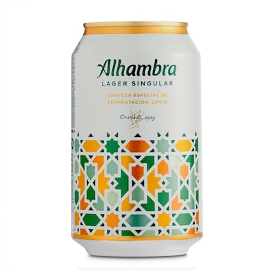 Cerveza lager Alhambra 33 cl-0 Cerveza lager Alhambra 33 cl-0