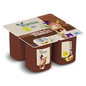 Postre vegetal de soja con chocolate Dia Vegedia 4 x 100 g