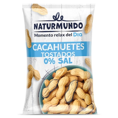 Cacahuete con cáscara sin sal Dia Naturmundo 400 g-0