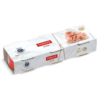 Atún en salsa de tomate Dia Dia Mari Marinera 3 x 52 g-0