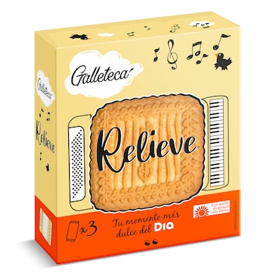 Galletas relieve Galleteca de Dia 735 g-0 Galletas relieve Galleteca de Dia 735 g-0