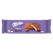 Galletas choco wafer chocolate con leche Milka 150 g