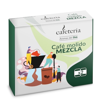 Café molido mezcla Dia Cafetería 2 x 250 g-0