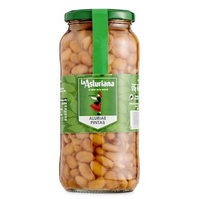 Alubias pintas cocidas La Asturiana 400 g-0