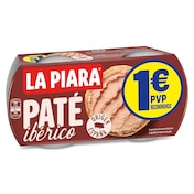 Paté ibérico La piara 2 x 75 g