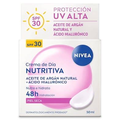 Crema de día nutritiva SPF 30 Nivea 50 ml-0 Crema de día nutritiva SPF 30 Nivea 50 ml-0