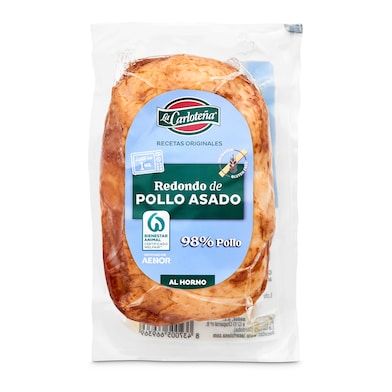 Redondo de pollo asado La Carloteña 340 g-0 Redondo de pollo asado La Carloteña 340 g-0