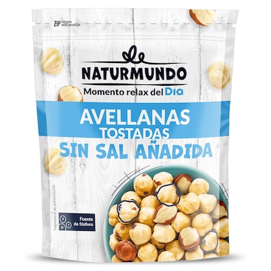 Avellanas tostadas sin sal añadida Dia Naturmundo 200 g-0