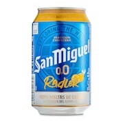 Cerveza radler sin alcohol San Miguel 33 cl