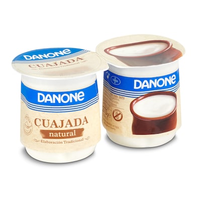 Cuajada sin azúcar Danone 2 x 135 g-0