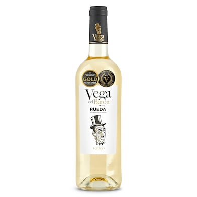 Vino blanco verdejo D.O. Rueda Vega del Báron 75 cl-0 Vino blanco verdejo D.O. Rueda Vega del Báron 75 cl-0