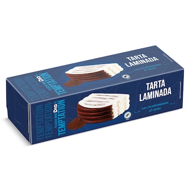 Tarta laminada nata y chocolate Dia Temptation 525 g-0 Tarta laminada nata y chocolate Dia Temptation 525 g-0