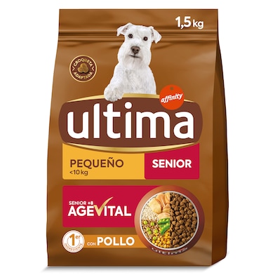 Alimento para perros mini senior Ultima 1.5 Kg-0