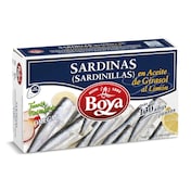 Sardinas en aceite vegetal Boya 63 g
