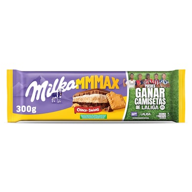 Chocolate con leche relleno de galleta choco-swing Milka 300 g-0 Chocolate con leche relleno de galleta choco-swing Milka 300 g-0