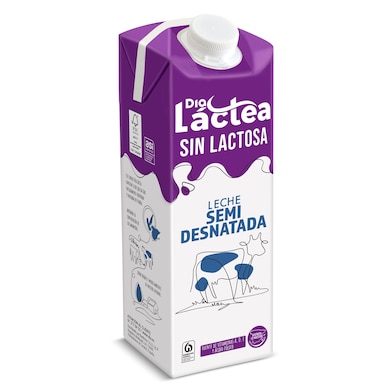 Leche semidesnatada sin lactosa Dia Láctea 1 L-0 Leche semidesnatada sin lactosa Dia Láctea 1 L-0