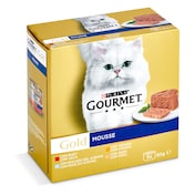Mousse para gatos mix Gourmet 8 x 85 g