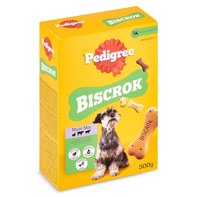 Snack para perros Pedigree Biscrok 500 g-0 Snack para perros Pedigree Biscrok 500 g-0