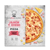 Pizza jamón y queso masa fina Dia Al Punto 350 g