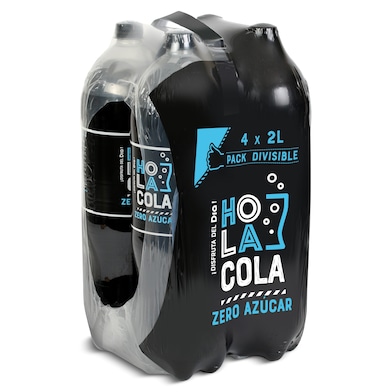 Refresco de cola zero Dia Hola Cola 4 x 2 L-0 Refresco de cola zero Dia Hola Cola 4 x 2 L-0