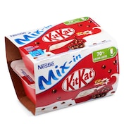 Yogur con trozos de KitKat Nestlé 2 x 115 g