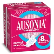Compresas normal con alas Ausonia 14 unidades