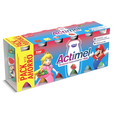 Actimel fresa 12 x 100 g-0 Actimel fresa 12 x 100 g-0